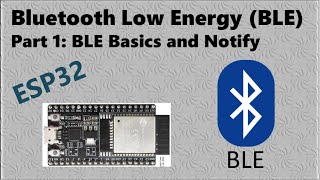 BLE with ESP32 tutorial part 1 the Server [upl. by Siroval]