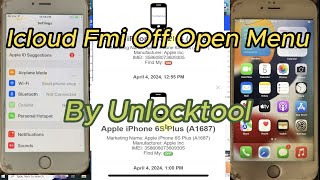 icloud fmi off open menu free by unlocktool 2024  Open Menu FMI OFF iPhone 6 to 15Pro Max [upl. by Nelra]