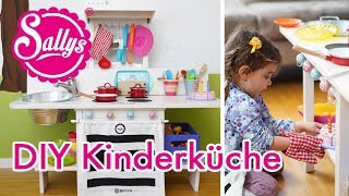 Kinderküche für unter 25€ bauen  ist das machbar  DoitYourself  Sallys Welt WirBleibenZuhause [upl. by Ferullo]