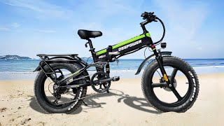 DEEPOWER H20 PRO Electric Bike 2000W 48V 20AH 20 Inch Fat Tire Folding Electric Bike [upl. by Myrilla205]