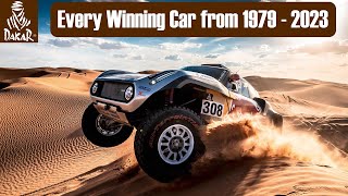 Every Winning Car From The Rallye Dakar 1979  2023 [upl. by Morvin354]