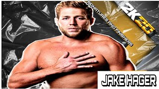 Jake Hager Signatures and Finishers WWE 2K20 [upl. by Aihsoem10]