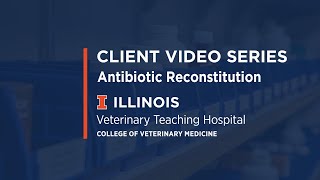 Antibiotic Reconstitution for Animal Owners [upl. by Aruasor676]