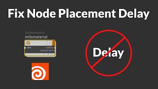 Fix Node Placement Delay in Houdini 20 [upl. by Savadove]