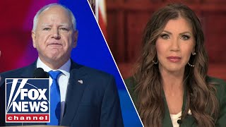 Kristi Noem Im 100 convinced Tim Walz is a national security risk [upl. by Eloisa]