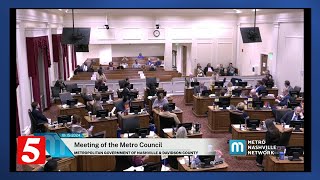 Metro City Council defers MNPD program to access private surveillance faster [upl. by Friedrich520]