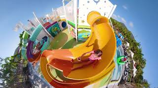 BIG4 Adventure Whitsunday Resort BIG HUGE MEGA Waterslide Park [upl. by Moule]