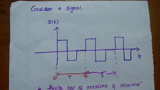 Dirichlets Conditions  Existence of Fourier Series [upl. by Netsirc]