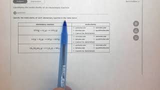 164a Identifying the molecularity of an elementary reaction [upl. by Wight]