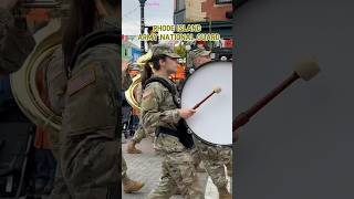 Rhode Island Army National Guard marching in Columbus Day Parade [upl. by Ayojal165]