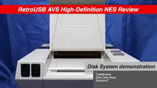 RetroUSB AVS Famicom Disk System Support Demo 720p [upl. by Nnaeed]