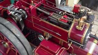 steaming up the 4quot Burrell traction engine [upl. by Ytsim]