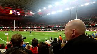 Wales National Anthem Rugby 2024 [upl. by Adnar]