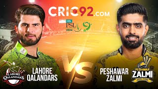 Lahore Qalandars VS Peshawar Zalmi  Match 12  Live  Review  PSL 9 Live  Scorecard [upl. by Harrie]