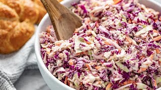 How to Make Classic Coleslaw [upl. by Enaamuj]