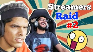 Top 3 Streamers Raid On Small Channels And Their Reaction  Carryislive Mythpat RawKnee Mortal [upl. by Sibeal9]