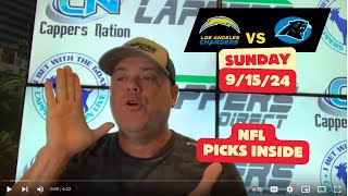 FREE NFL Picks today Sunday 91524 LA Chargers vs Carolina Panthers [upl. by Francine]