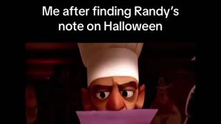 Big d Randy’s note ratatouille meme memes funny [upl. by Kenward]