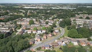 Ladyshot Felmongers Churchfield Harlow Essex  and beyond From the sky August 2024 [upl. by Snebur277]