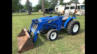 New Holland T1510 Utility 4x4 Tractor with Front Loader 771 Hours [upl. by Enalahs]