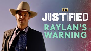 Raylans Final Warning  Scene  Justified  FX [upl. by Broddy235]