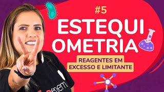 ESTEQUIOMETRIA  REAGENTES EM EXCESSO E LIMITANTE  ProEnem [upl. by Lednek193]