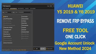 Huawei Y5 2019 Y6 2019 FRP Bypass  Huawei AMNLX9 MRDLX1F Frp Bypass  New Method 2024 [upl. by Selby]