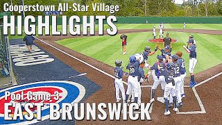 Highlights  Cooperstown All Star Village  Pool Game 3 Riverhead Waves vs East Brunswick Cubs [upl. by Nodle761]