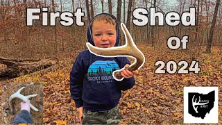 Shed Hunting 2024 First Shed Of The Year Part 1 [upl. by Gyatt103]