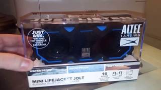 Altec Lansing Mini LifeJacket Jolt Unboxing And Review [upl. by Ihcehcu]