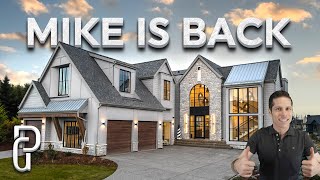 Mike Is Back Inside a 32M Modern European Style Mansion In Calgary Alberta Canada  House tour [upl. by Alacim856]