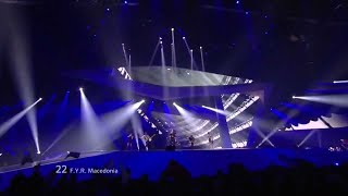 KALIOPI  CRNO i BELO Eurosong Grand Finale Live  Macedonia [upl. by Northington]