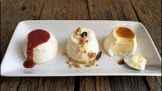 PANNA COTTA original Italian recipe without gelatin [upl. by Anoirtac524]