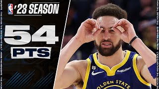 Klay Thompson CRAZY 54 Points vs Hawks Full Highlights 🔥 [upl. by Pokorny344]