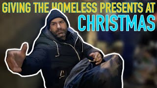 Giving the HOMELESS Christmas presents [upl. by Fuhrman79]