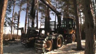 Eco Log 574C  Flexible Load Carrier Forwarders Logging Forestry Machine Swedish [upl. by Eladnar]