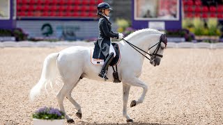 Teia Hernández Vila y Romero de Trujillo en el Gran Premio de Herning 2022 69596 [upl. by Estrella836]