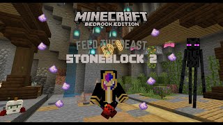 Minecraft Bedrock Stoneblock 2 Ep8– Amethyst and Enderman [upl. by Anavlys985]