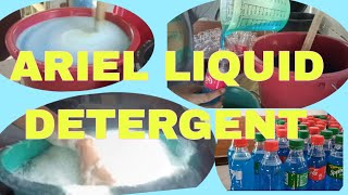 LETS MAKE ARIEL LIQUID DETERGENT FROM WISE CLEANER wisecleaner arielliquiddetergent negosyo [upl. by Feinstein208]