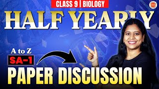 SA1 Exam Paper Discussion class 9th  SSC  Biology  SA1 Exam  TS Board  Sunaina Maam [upl. by Karola]