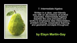 The 10 Best Algebra Textbooks [upl. by Ahusoj896]