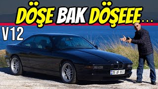 90LAR  BMW 850Ci E31  V12 Motorlu Lüks Coupe [upl. by Nerta]