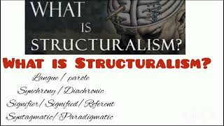 structuralism theory Ferdinand de Saussure s theory structuralism in hindi and urdu [upl. by Olmstead]