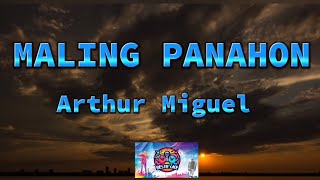 Arthur Miguel  Maling Panahon Karaoke [upl. by Nimsaj75]