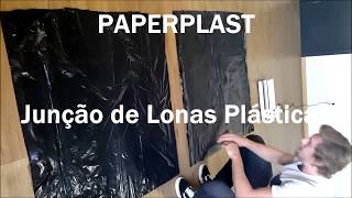 Colar Lonas e Cola para Lona Seladora PAPERPLAST [upl. by Hpesoj]