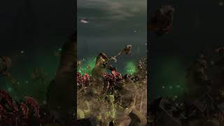 Chaos Dwarfs vs Wood Elves warhammer [upl. by Dnaltiac]