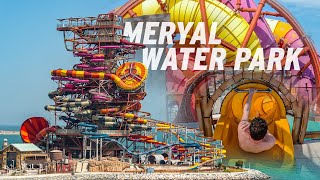 Craziest Water Park in the World NEW Meryal Waterpark Qatar Slide POVs [upl. by Surdna665]