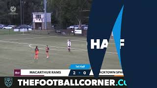 NPL NSW Womens Round 4 Highlights – Macarthur Rams v Blacktown Spartans [upl. by Solracesoj]