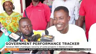 Government Performance Tracker Berekum NDC challenges the veracity of some projects in Berekum East [upl. by Enihpled572]