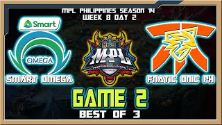 OMG vs FNOP  Game 2  LONG GAME  MPL Philippines Season 14 Week 8 Day 2 Best of 3 [upl. by Fasa]